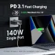 Nexode 140W GaN USB-C Snellader